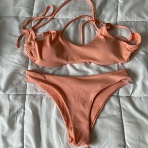 Shein coral 2 piece bikini. Size M